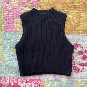 Basic Black Mockneck Tank